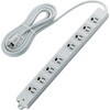 T-WRMK3830LG/RS 電源タップ 3P 8個口 マグネット付 抜け止め 雷サージ防止 固定用フック穴付き 熱に強い二重構造 工事用 RoHS OAタップ エレコム 17983507