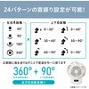 PCF-CD15TECA-W 360度サーキュレーター 首振り アイリスオーヤマ 18227225