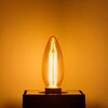 LDC4CC-G-E17-F335 フィラメントLED電球シャンデリアCC 長寿命設計 飛散防止コーティング採用 クリアタイプ エジソンランプ 電球色 ELPA 18339959