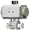 3BV-PW SUS316L自動3方ボールバルブ PK=PTFE ヘルール 大阪サニタリー 18355535