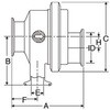 HNV SUS316L偏心チャッキバルブ(ドレンノズル付)FPM ヘルール 大阪サニタリー 18355876