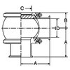 GL SUS316L GL型サイトグラスPK=FPM 強化G ヘルール 大阪サニタリー 18356059