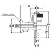 B15 SUS316L B15型サンプルコック PK=Si BB ヘルール 大阪サニタリー 18356287