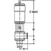 N1N-3300 SUS316L 自動バルブ(複作動) FKM ヘルール 大阪サニタリー 18358071