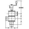 N11M-3000 SUS316L 手動バルブ FKM ヘルール 大阪サニタリー 18358351