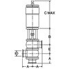 N11M-3300 SUS316L 自動バルブ(複作動) FKM ヘルール 大阪サニタリー 18358475