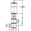 B11N-3100 SUS316L 自動バルブ(単作動) FKM ヘルール 大阪サニタリー 18358825