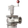 F1R-3000 SUS316L 手動バルブ FKM ヘルール 大阪サニタリー 18358929