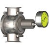 PGV‐F SUS316L インライン圧力計(0-1Mpa)放熱フィン付き 標準 FKM ヘルール MAX100℃ 大阪サニタリー 18361781