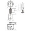 PGDI-F SUS304L 隔膜式圧力計(0-1Mp)放熱フィン付き 標準 ヘルール MAX100℃ 大阪サニタリー 18361939