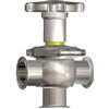 NBS-T-MW SUS316L 手動T型ダイヤフラムバルブ PTFE ヘルール 大阪サニタリー 18362727