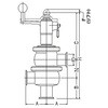 NBS-F-ML SUS316L 手動F型ダイヤフラムバルブ PTFE ヘルール 大阪サニタリー 18362761