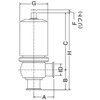 NBS-L-PSS SUS316L 自動L型ダイヤフラムバルブ (単作動)PTFE ヘルール 大阪サニタリー 18362928