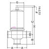NBS-L-PWS SUS316L 自動L型ダイヤフラムバルブ (複作動)PTFE ヘルール 大阪サニタリー 18363059
