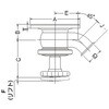NBS-TBW-MW SUS316L 手動フランジ一体型タンクバルブ PTFE ヘルール 大阪サニタリー 18363269