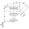 NBS-TBF-MW SUS316L 手動フランジ分離型タンクバルブ PTFE ヘルール 大阪サニタリー 18363278