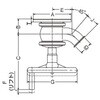 NBS-TBF-MH SUS316L 手動フランジ分離型タンクバルブ PTFE ヘルール 大阪サニタリー 18363339