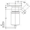 NBS-TBW-PSS SUS316L エアー駆動フランジ一体型タンクバルブ(単作動) PTFE ヘルール 大阪サニタリー 18363409
