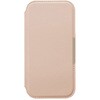 iPhone16e用 サフィアーノ調ガラスフリップケース PGA