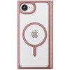 iPhone16e用 MagSafe対応 スエード調クリアフリップケース PGA