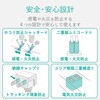 AVT-K6A-2425BK 電源タップ 延長コード 4個口 2P 個別スイッチ 雷ガード ほこり防止シャッター スイングプラグ コンセント エレコム 18437975