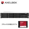 AXELBOX TS-864EU-RP-8G SSD 16TBڃf(bN^ NAS SSD2TBx8{)