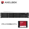 AXELBOX TS-864EU-RP-8G SSD 32TBڃf(bN^ NAS SSD4TBx8{)