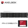 AXELBOX TS-1264U-RP-8G SSD 48TBڃf(bN^ NAS SSD4TBx12{)