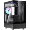 SilverStone ミニタワーケース Lucid 04 印象的な270°視野角を有するパノラマ効果のMicro-ATXケース SST-LD04-B-ARGB SILVER STONE(シルバーストーン)