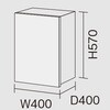 多用途収納 天袋ユニット(H570) 手がけタイプ W400 Panasonic(パナソニック)