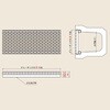 ユニバーサルデザイングレーチング かさあげ式みぞぶた(JIS)/車道用(メーターサイズ) カワグレ