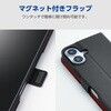 PM-A25SPLFUCB iPhone 17e / 16e ケース レザー 手帳型 マグネット 衝撃吸収 超軽量 薄型 スタンド機能付 エレコム 18712700