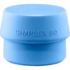 ?SIMPLEXハンマー用インサート ? TPEソフト、青 Halder