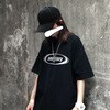 ビッグシルエット ストリート ルーズスタイル プリント 半袖 Tシャツ トップハウス