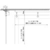 【オーダー】 ハトメ式ビニールカーテン 透明糸入り 耐候・静電防止・防炎 0.55mm厚 トクラ