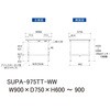 SUPA-975TT-WW �y�ʍ�Ƒ�/�ω׏d150kg_��������_�S�ʒI�t_���[�N�e�[�u��150�V���[�Y_�ሳ�����~���V�� �R���H�� 18758032