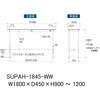 SUPAH-1845-WW yʍƑ/ω׏d150kg__[Ne[u150V[Y_ሳ~V RH 18758102
