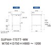 SUPAH-775TT-WW yʍƑ/ω׏d150kg__SʒIt_[Ne[u150V[Y_ሳ~V RH 18758468
