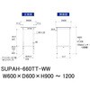 SUPAH-660TT-WW yʍƑ/ω׏d150kg_H900`1200_SʒIt_[Ne[u150V[Y RH 18758477