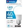 LDA4D-G/LCV3 LED�d�� �L�z���^�C�v E26 �����Ή� Verbatim(�o�[�x�C�^��) 18769669