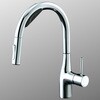 ビルトイン浄水器用シングルシャワー付混合栓(Wセンサー付)(eレバー) 撥水 KVK