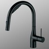 ビルトイン浄水器用シングルシャワー付混合栓(Wセンサー付)(eレバー) マットブラック KVK