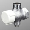 アングル形止水栓(水抜き付)(ナットなし) KVK