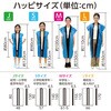 1141 サテンロングハッピ(ハチマキ付) アーテック[学校教材・教育玩具] 18793662