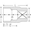 52-28 1/2″SQソケット(六角) STAHLWILLE(スタビレー) 19008596