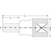 54-6 1/2″SQヘキサゴンビットソケット STAHLWILLE(スタビレー) 19008657