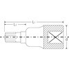54CV-M7 1/2″SQスプラインビットソケット STAHLWILLE(スタビレー) 19008903
