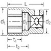 456-10 3/8″SQソケット(六角) STAHLWILLE(スタビレー) 19012044