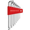 2212.H-10 ショートヘッド ボール付六角棒レンチセット(パックナシ) PB SWISS TOOLS(ピービースイスツールズ) 19175476