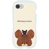 iPhone16e対応 クリスタルクリアケース ジャッキー グルマンディーズ